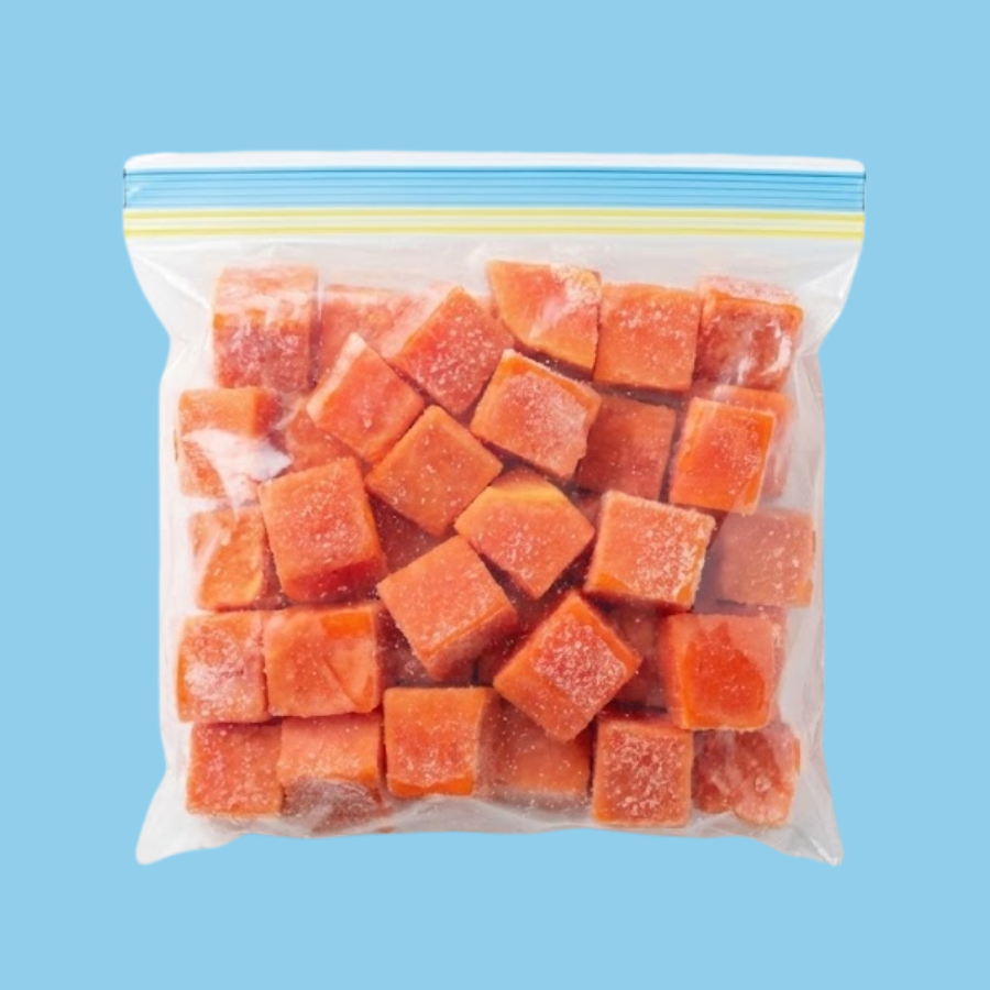 Papaya congelada